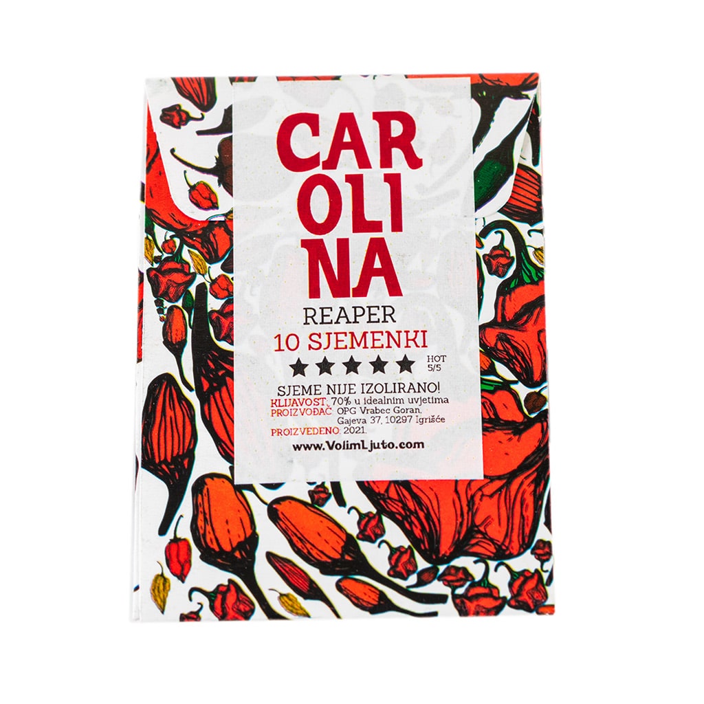Carolina Reaper - bivša najljuća papričica na svijetu - Sjemenke 3 Carolina Reaper - bivša najljuća papričica na svijetu - Sjemenke - Slika 2