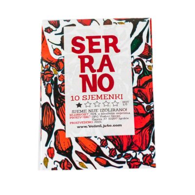 Koja sorta chili paprike je stvorena za tebe? 19 Alternative view of Serrano - Sjemenke chili papričica