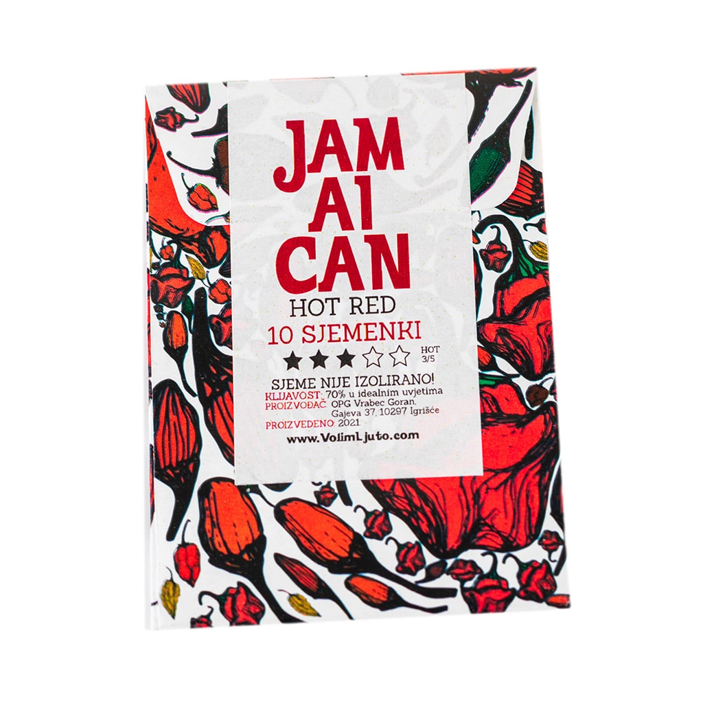 Jamaican Hot Red - Sjemenke chili papričica 4 Jamaican Hot Red - Sjemenke chili papričica - Slika 2