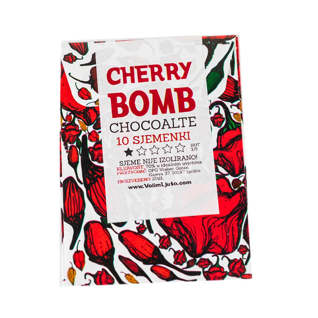 Chocolate Cherry Bomb - Sjemenke chili papričica 4 Chocolate Cherry Bomb - Sjemenke chili papričica - Slika 2