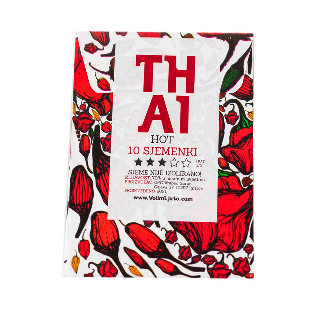 Thai Hot - Sjemenke chili papričica 4 Thai Hot - Sjemenke chili papričica - Slika 2