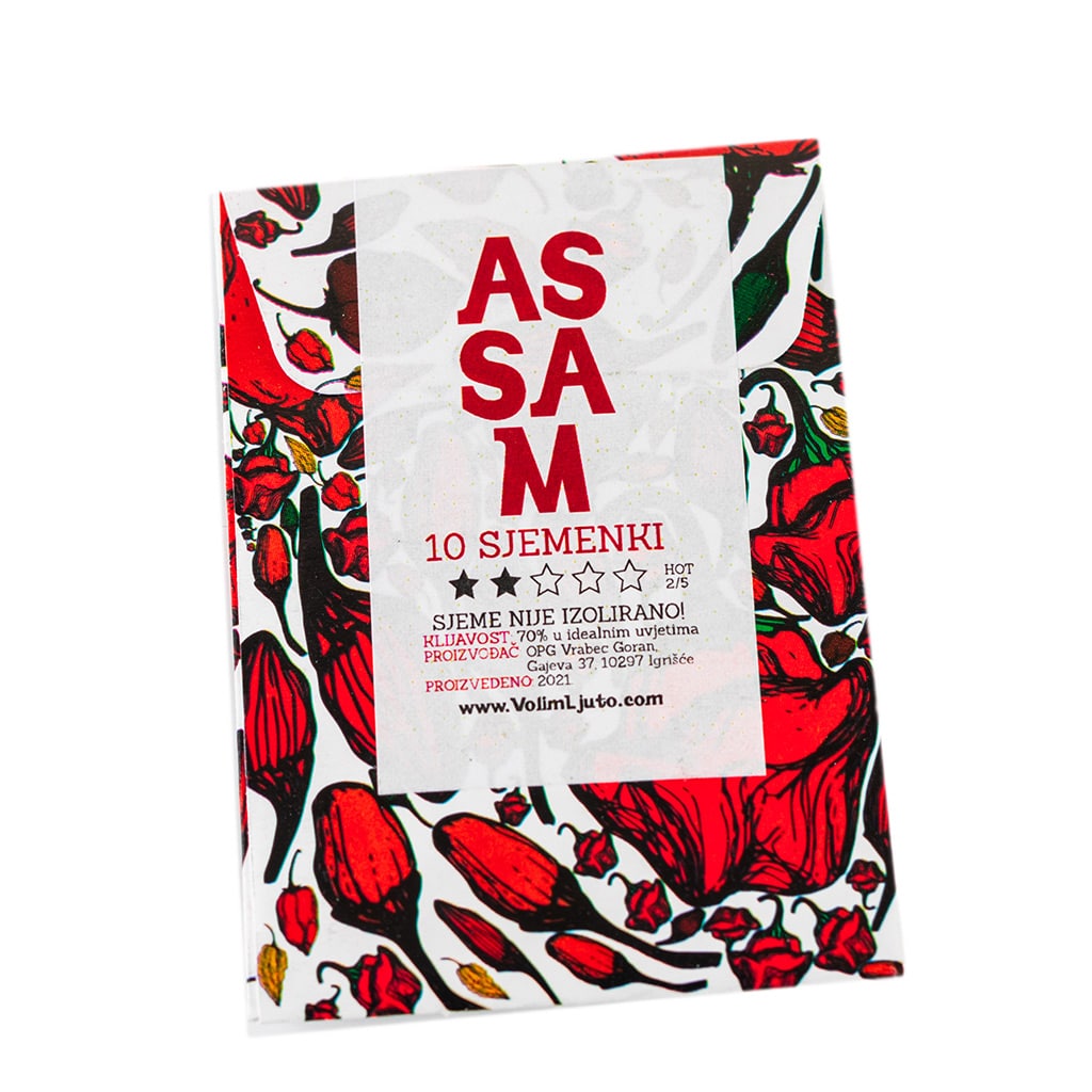 Assam - Sjemenke chili papričica 4 Assam - Sjemenke chili papričica - Slika 2