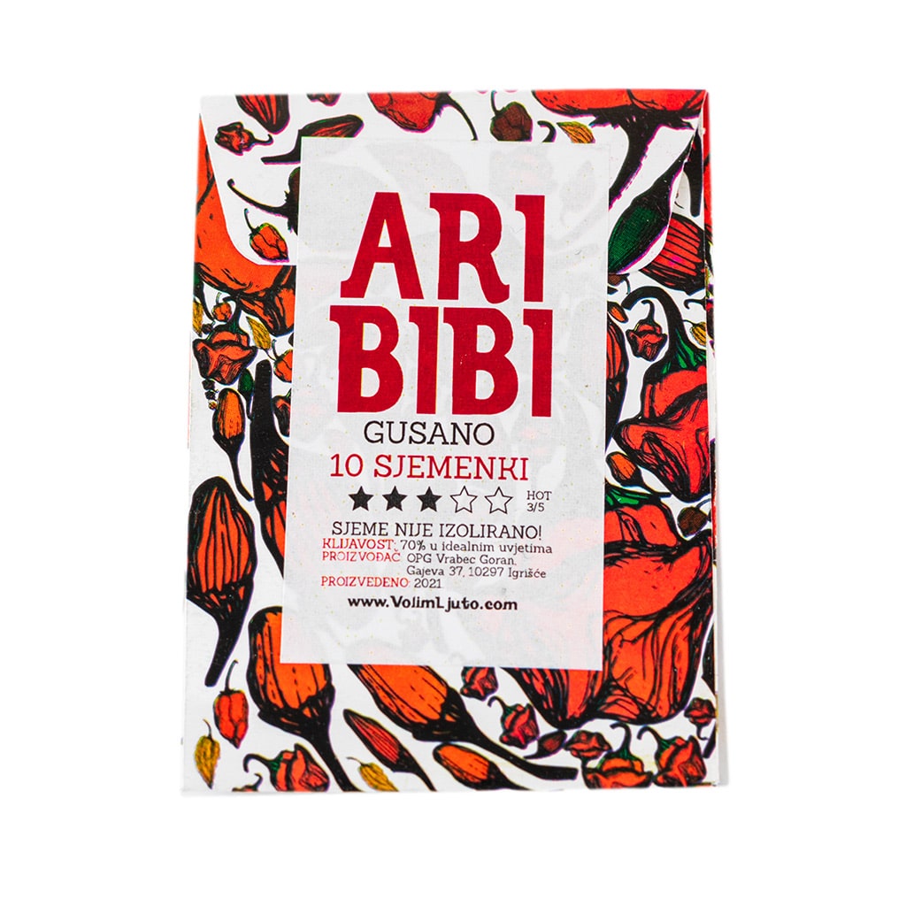 Aribibi Gusano - Sjemenke chili papričica 4 Aribibi Gusano - Sjemenke chili papričica - Slika 2