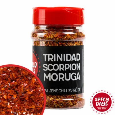 Ljuti domaći ajvar - recept za originalni Volim Ljuto ajvar 25 Trinidad Scorpion sušene mrvljene chili papričice 110g