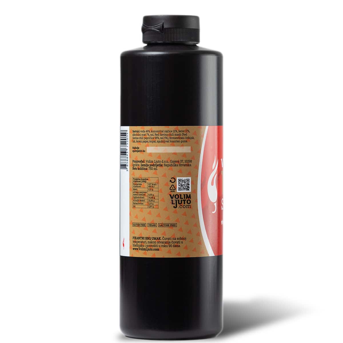 Vrabasco BBQ Strong umak za roštilj 750ml 4 Vrabasco BBQ Strong umak za roštilj 750ml