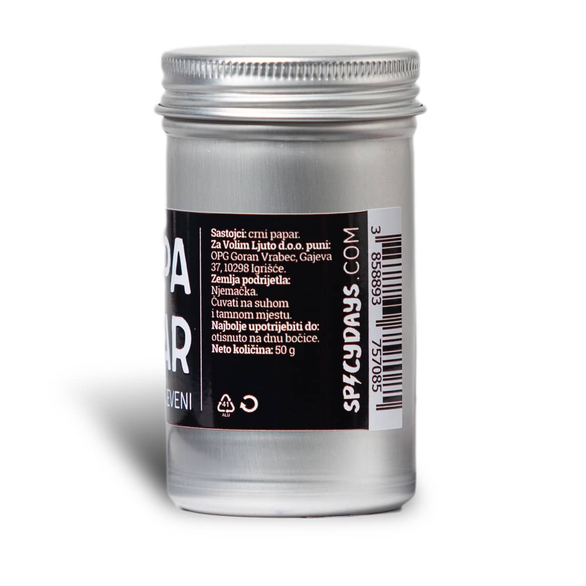 Crni papar mljeveni 50g 4 Crni papar mljeveni 50g