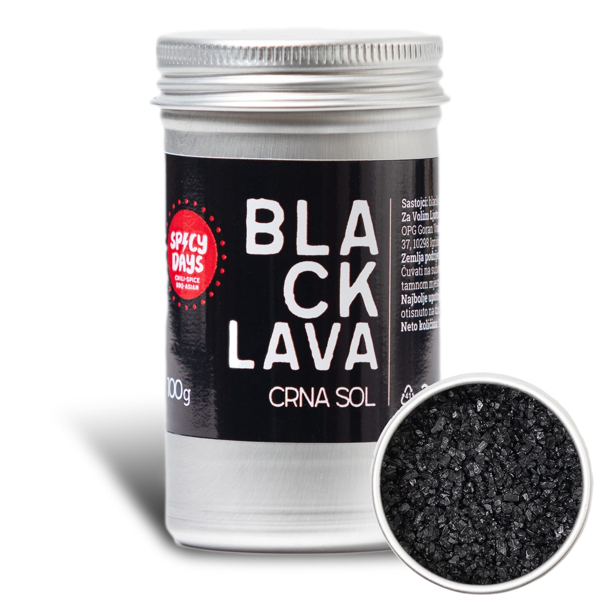 Black Lava sol 100g - crna sol 3 Black Lava sol 100g - crna sol