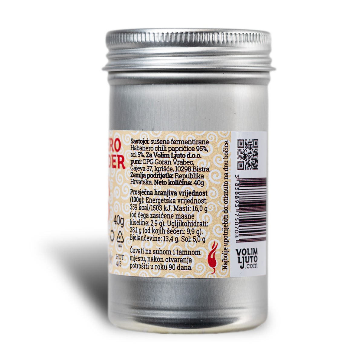 Brutalero Gunpowder Habanero 40g - sušene Habanero chili papričice 4 Brutalero Gunpowder Habanero 40g - sušene Habanero chili papričice