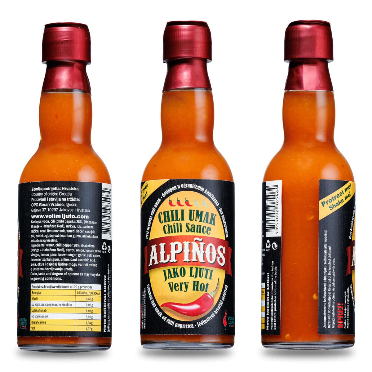 Alpinos Jako ljuti umak 100ml 3 Alpinos Jako ljuti umak 100ml