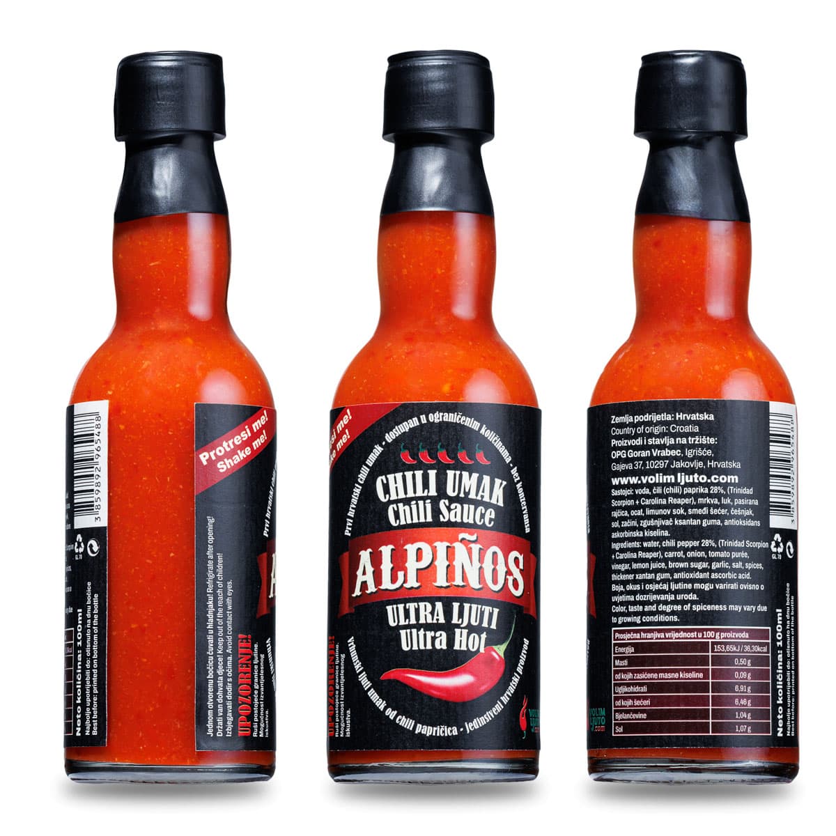 Alpinos Ultra ljuti umak 100ml 4 Alpinos Ultra ljuti umak 100ml