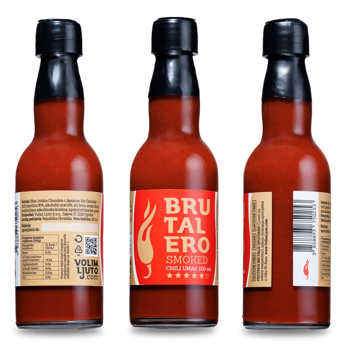 Brutalero Smoked ljuti umak 100ml 4 Brutalero Smoked ljuti umak 100ml