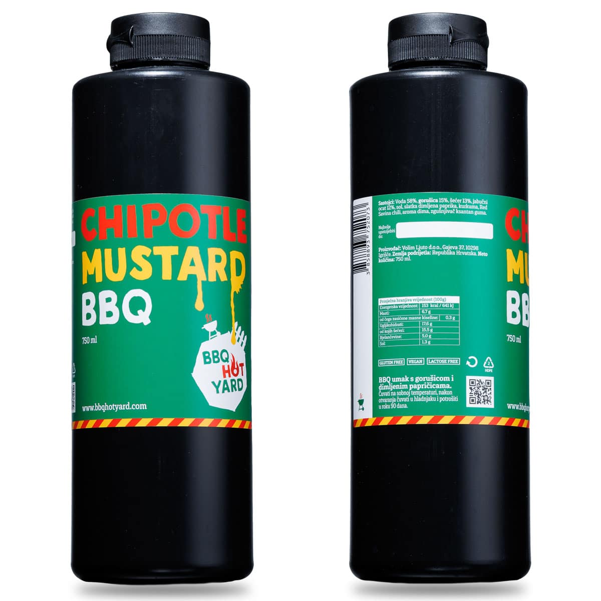 Chipotle Mustard BBQ umak 750ml 4 Chipotle Mustard BBQ umak 750ml