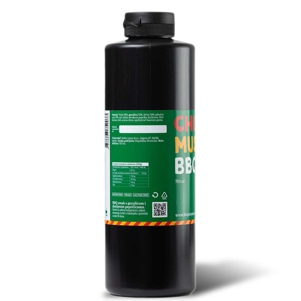 Chipotle Mustard BBQ umak 750ml 5 Chipotle Mustard BBQ umak 750ml