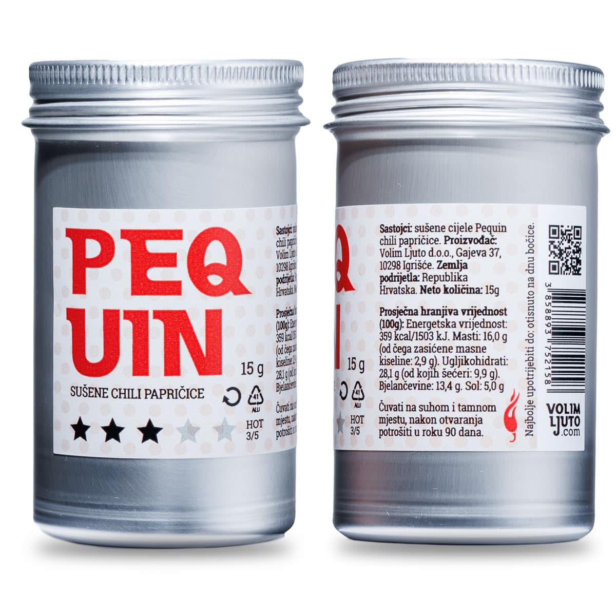 Pequin sušene chili papričice 15g 4 Pequin sušene chili papričice 15g