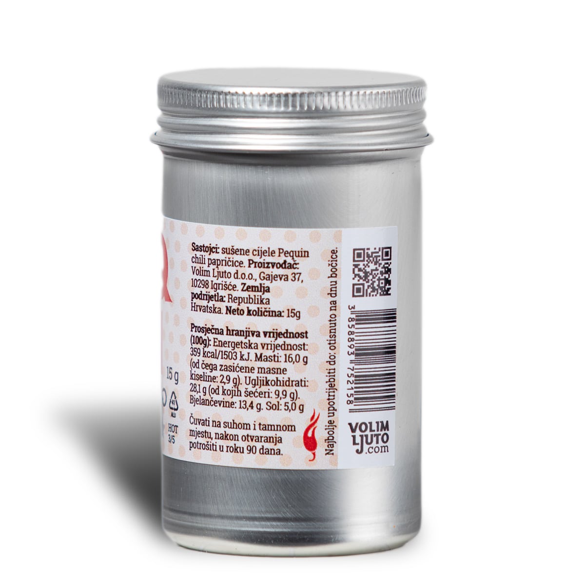 Pequin sušene chili papričice 15g 6 Pequin sušene chili papričice 15g