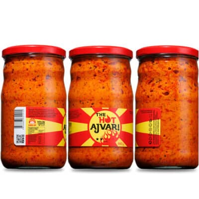 Ljuti domaći ajvar - recept za originalni Volim Ljuto ajvar 3 The Hot Ajvar - makedonski ljuti pečeni ajvar 660g