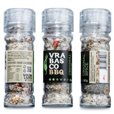 Vrabasco BBQ Original Spice mlinac sa začinima 80g 7 Vrabasco BBQ Original Spice mlinac sa začinima 80g