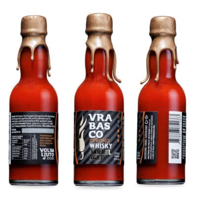Najbolji umaci za meso + 3 recepta 24 Vrabasco Strong Whisky barrel aged ljuti umak 100ml